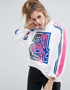 Свитшот ZIZTAR Ice Hockey Girl - Белый