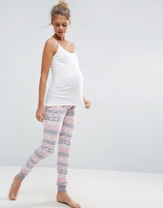 Пижама с узором Фэйр-Айл New Look Maternity - Синий