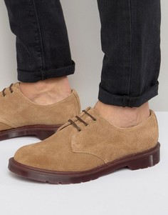 Замшевые туфли Dr Martens Made In England 1461 - Бежевый