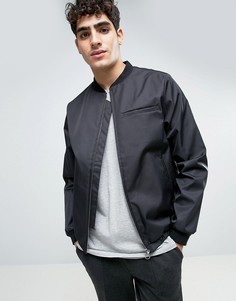 Bellfield Coated Bomber Jacket - Черный