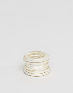 Серебристое кольцо-спираль ASOS - Серебряный