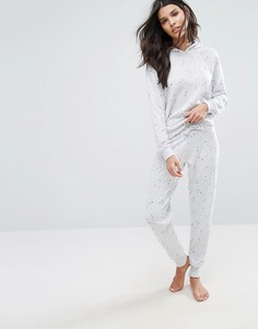 Пижамные джоггеры из комплекта со звездами New Look - Серый