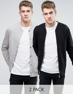 2 трикотажных куртки-пилот ASOS СКИДКА 15 - Мульти