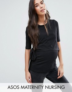 Футболка для кормящих мам ASOS Maternity - Черный