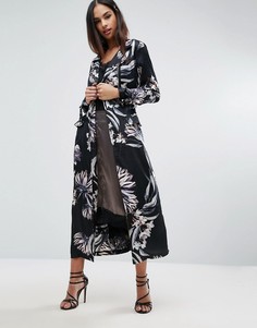 Легкое пальто с цветочным принтом Missguided - Мульти