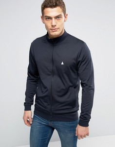 Темно-синяя трикотажная куртка с логотипом ASOS - Темно-синий