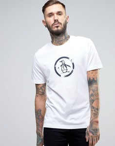 Узкая футболка с логотипом Original Penguin - Белый