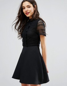 Приталенное платье New Look - Черный
