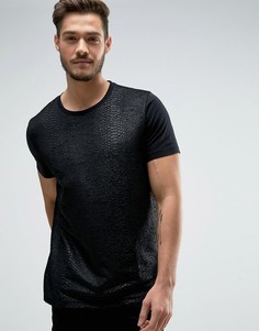 Футболка с принтом HUGO by Hugo Boss - Черный