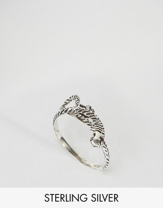 Серебряное кольцо с дизайном змеи ASOS - Серебряный