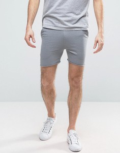 Суперузкие шорты с необработанными краями ASOS - Серый