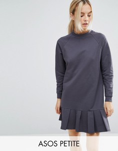 Трикотажное платье ASOS PETITE - Серый