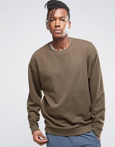Oversize-свитшот цвета хаки ASOS - Зеленый