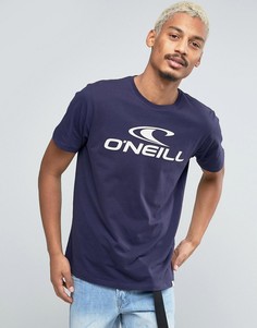 Футболка с надписью ONeill - Темно-синий