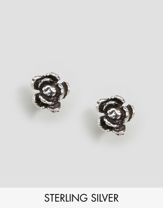 Серебряные серьги-гвоздики ASOS - Серебряный