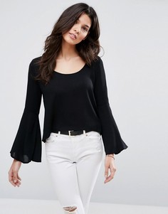 Блузка с расклешенными рукавами Glamorous - Черный