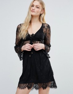 Кружевное платье Glamorous - Черный