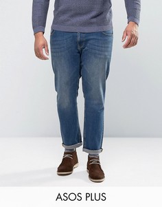Эластичные узкие джинсы ASOS PLUS - Синий