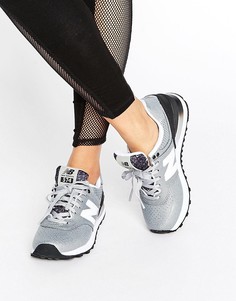 Кроссовки New Balance WL574RAC - Серебряный