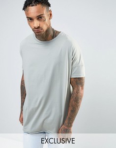 Серая оversize-футболка Mennace - Серый