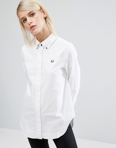 Оксфордская рубашка Fred Perry - Белый