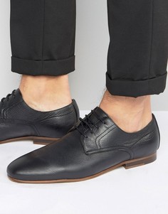 Кожаные туфли на шнуровке Zign - Черный
