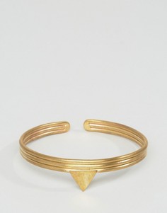 Браслет с треугольником Made - Золотой