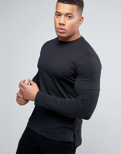 Черная футболка New Look - Черный