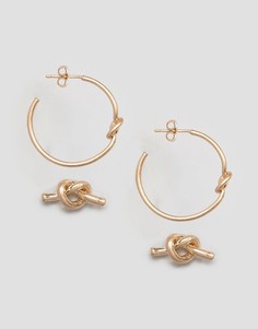 Набор из 2 пар серег Selected Femme Sima - Золотой