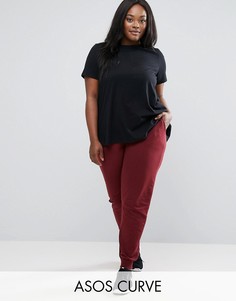 Джоггеры на завязке ASOS CURVE - Красный