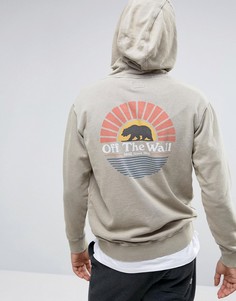 Свободное бежевое худи Vans Off The Wall VA2WFKPWT - Бежевый