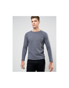 Стеганый свитшот-премиум Jack &amp; Jones - Темно-синий