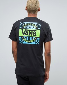 Черная футболка с принтом на спине Vans 50th Anniversary VA2XD7BLK - Черный