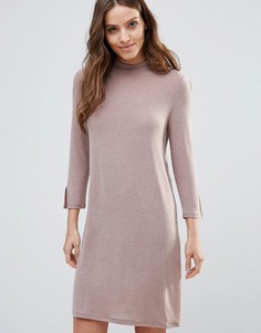 Платье-джемпер с круглым вырезом Vila - Розовый