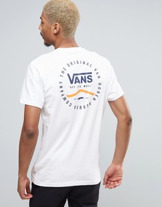 Белая футболка Vans Original Rubber Co VA2XCSWHT - Белый
