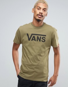 Зеленая футболка Vans Classic V00GGG3RX - Зеленый