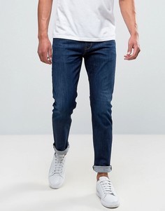 Выбеленные узкие джинсы Armani Jeans - Синий