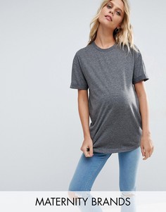Oversize-футболка New Look Maternity - Серый