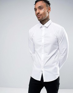 Суперузкая рубашка SikSilk - Белый
