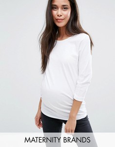 Футболка с рукавами 3/4 New Look Maternity - Белый