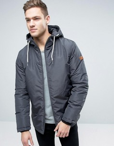 Парка с капюшоном и флисовой подкладкой Jack &amp; Jones - Серый