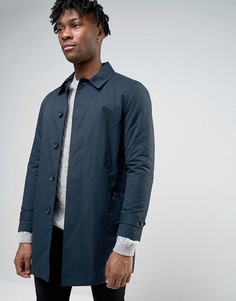 Темно-синий тренч Burton Menswear - Темно-синий