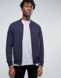 Трикотажная куртка-пилот Burton Menswear - Темно-синий