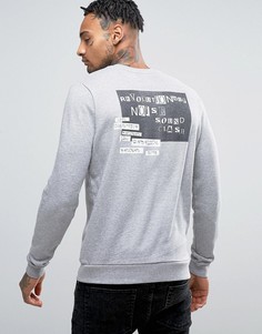 Свитшот с принтом ASOS - Серый