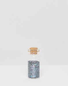 Черные голографические блестки для тела Orelia - Мульти