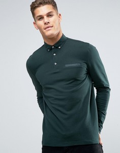 Трикотажная футболка-поло Burton Menswear - Зеленый