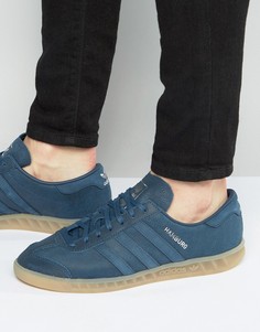 Синие кроссовки adidas Originals Hamburg BB4992 - Синий