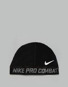 Черная шапка Nike Running Pro Combat 2.0 - Черный
