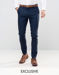 Супероблегающие строгие брюки Only &amp; Sons - Темно-синий