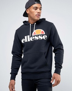 Худи с классическим логотипом Ellesse - Черный